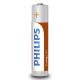 Philips R03L4B/10 - 4 kmd Cink-klorid baterija AAA LONGLIFE 1,5V