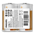 Philips R14L2F/10 - 2 kom Cink-kloridna baterija C LONGLIFE 1,5V 2800mAh