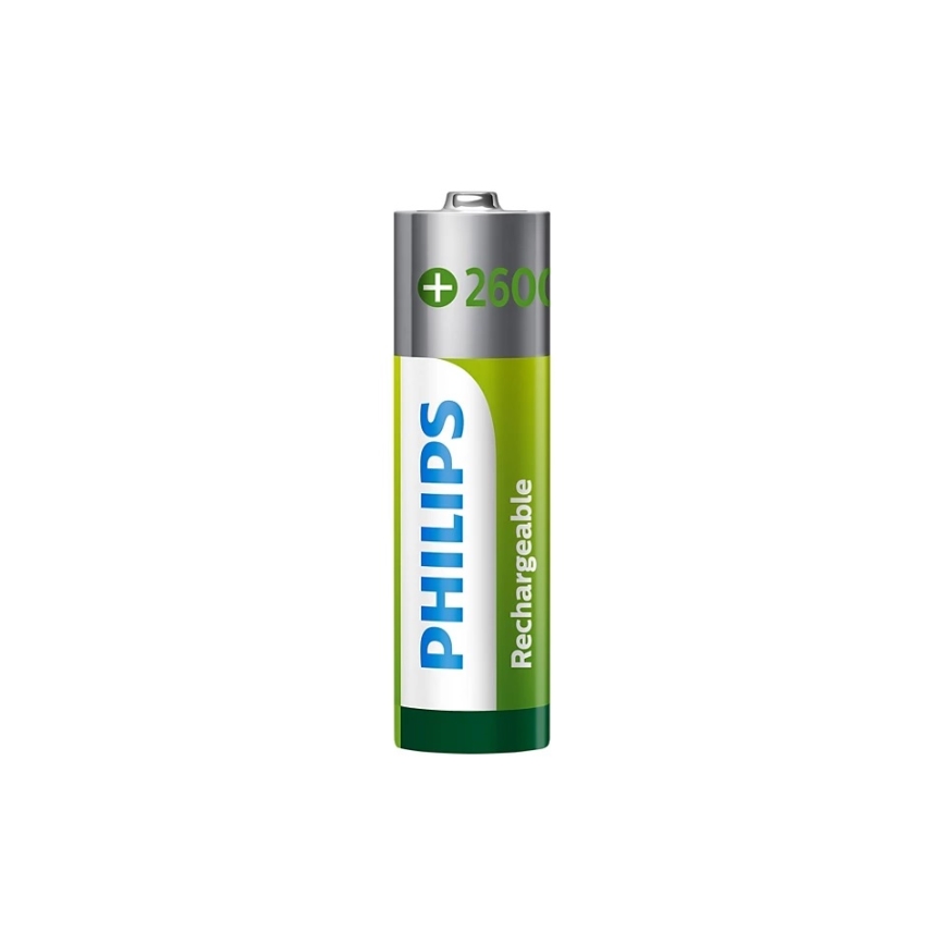 Philips R6B2A260/10 - 2 kom Nabojive AA baterije MULTILIFE NiMH/1,2V/2600 mAh