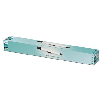 Philips - Rasvjeta za ogledalo u kupaonici ROVER LED/10W/230V IP44 crna