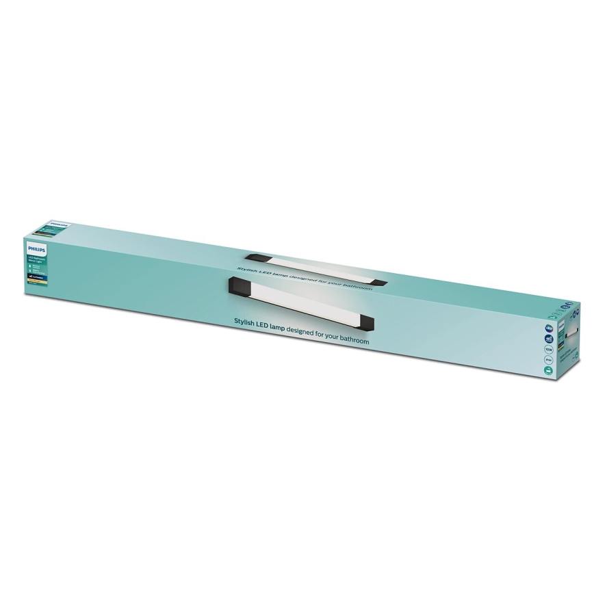 Philips - Rasvjeta za ogledalo u kupaonici ROVER LED/10W/230V IP44 crna
