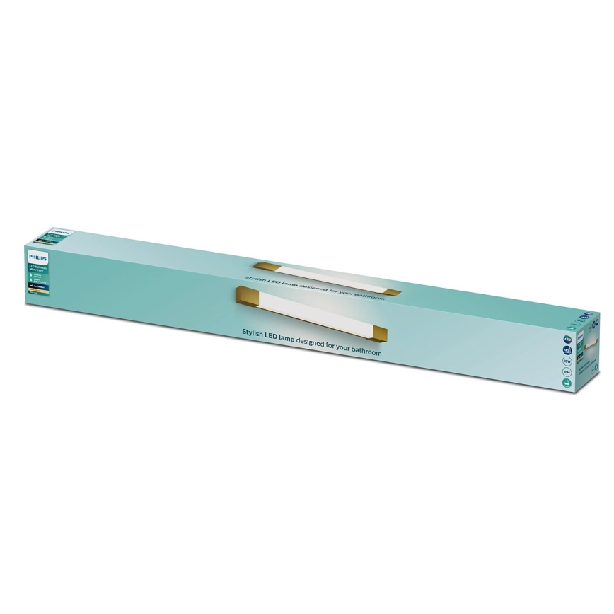 Philips - Rasvjeta za ogledalo u kupaonici ROVER LED/10W/230V IP44 mesing