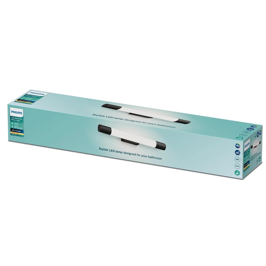 Philips - Rasvjeta za ogledalo u kupaonici ROVER LED/5W/230V IP44 crna
