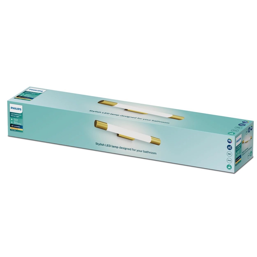 Philips - Rasvjeta za ogledalo u kupaonici ROVER LED/5W/230V IP44 mesing