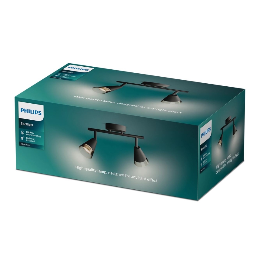 Philips - Reflektorska svjetiljka CLEFT 2xGU10/5W/230V