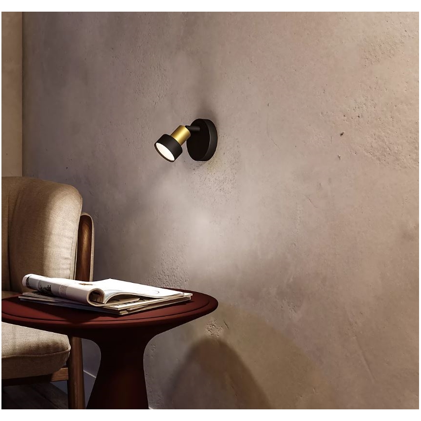 Philips - Reflektorska svjetiljka CONDUIT 1xGU10/5W/230V crna/mesing