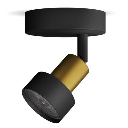 Philips - Reflektorska svjetiljka CONDUIT 1xGU10/5W/230V crna/mesing