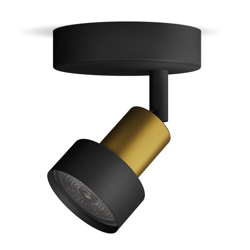 Philips - Reflektorska svjetiljka CONDUIT 1xGU10/5W/230V crna/mesing