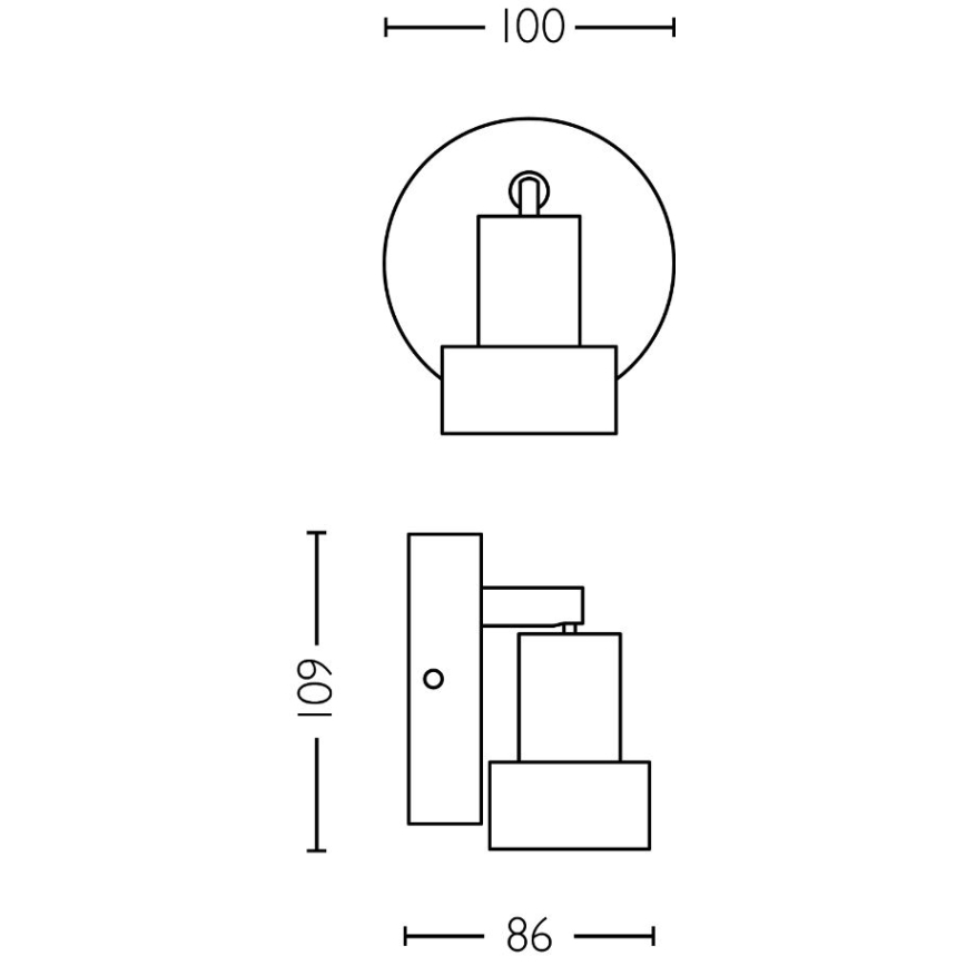 Philips - Reflektorska svjetiljka CONDUIT 1xGU10/5W/230V crna/mesing