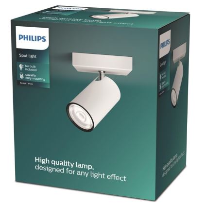 Philips - Reflektorska svjetiljka KOSIPO 1xGU10/5,5W/230V bijela