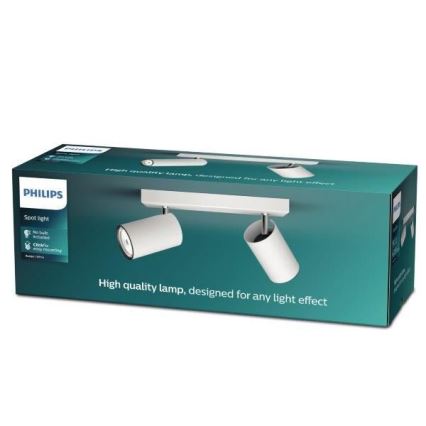 Philips - Reflektorska svjetiljka KOSIPO 2xGU10/5,5W/230V bijela