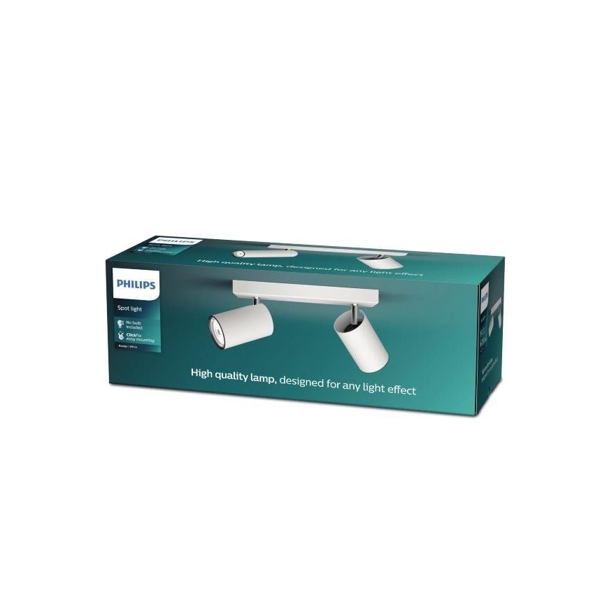 Philips - Reflektorska svjetiljka KOSIPO 2xGU10/5,5W/230V bijela