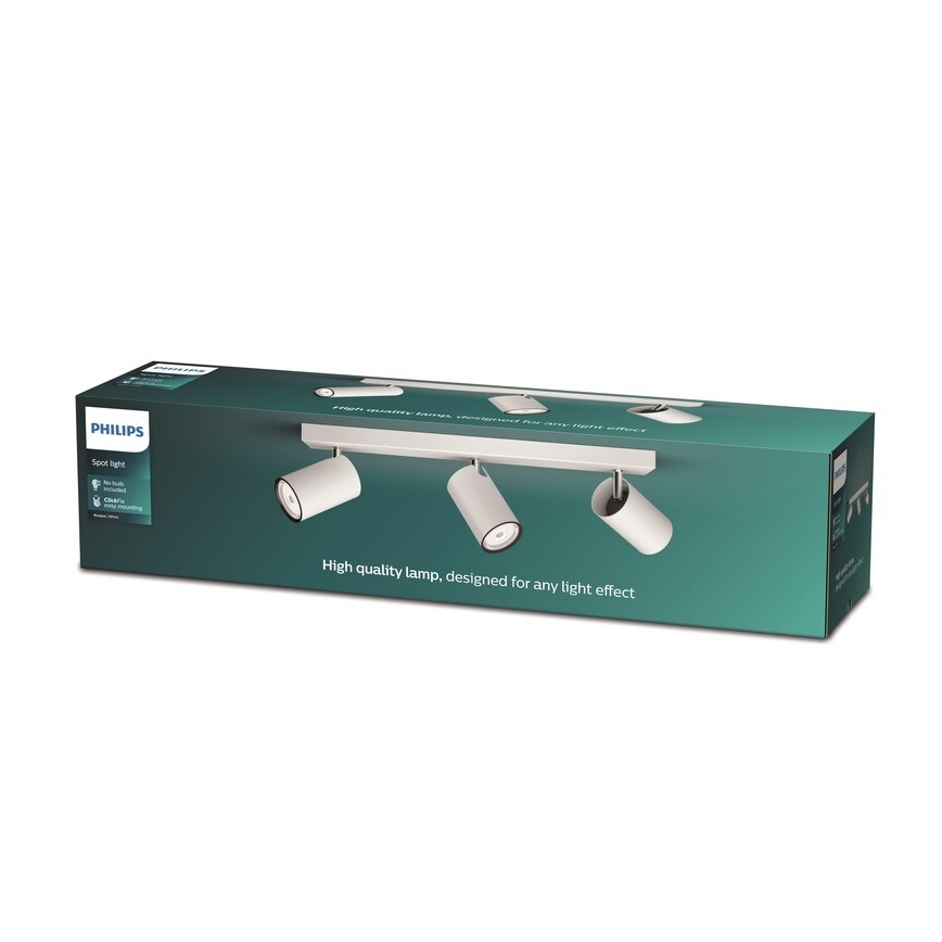 Philips - Reflektorska svjetiljka KOSIPO 3xGU10/5,5W/230V bijela