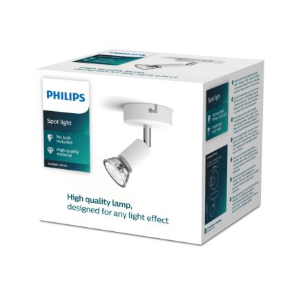 Philips - Reflektorska svjetiljka 1xGU10/50W/230V bijela