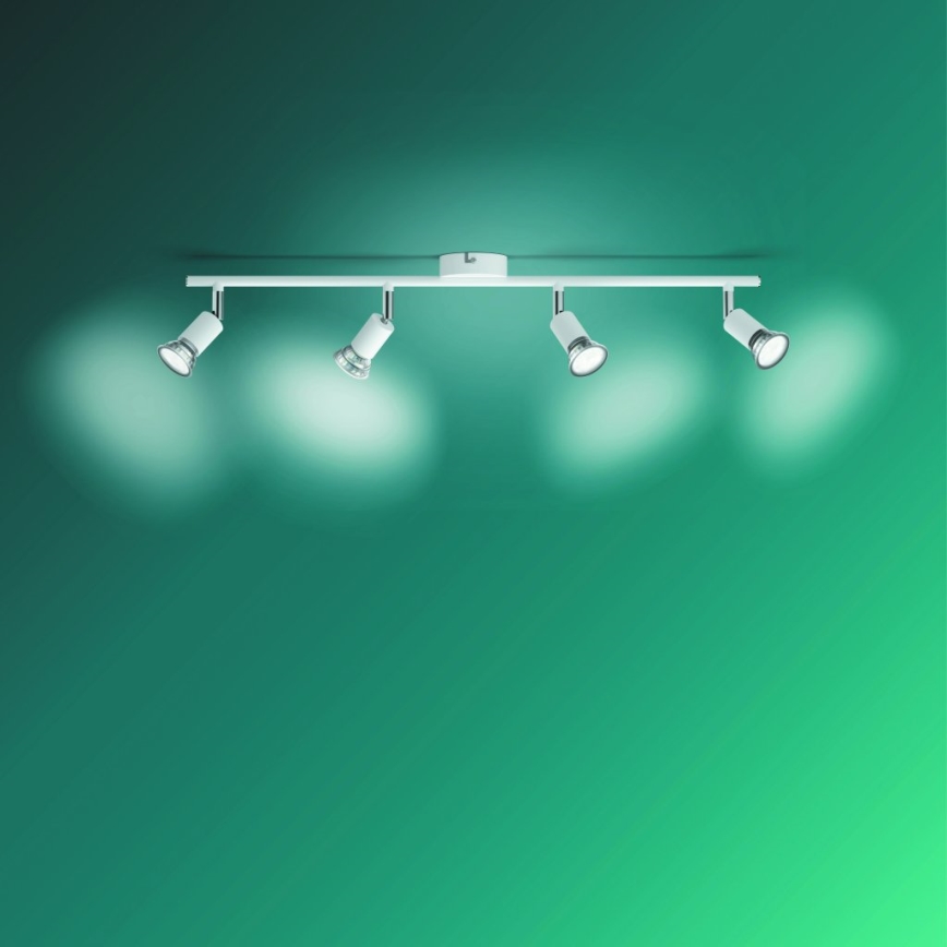 Philips - Reflektorska svjetiljka 4xGU10/50W/230V bijela
