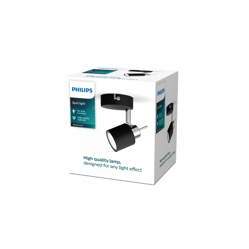 Philips - Reflektorska svjetiljka 1xGU10/35W/230V crna
