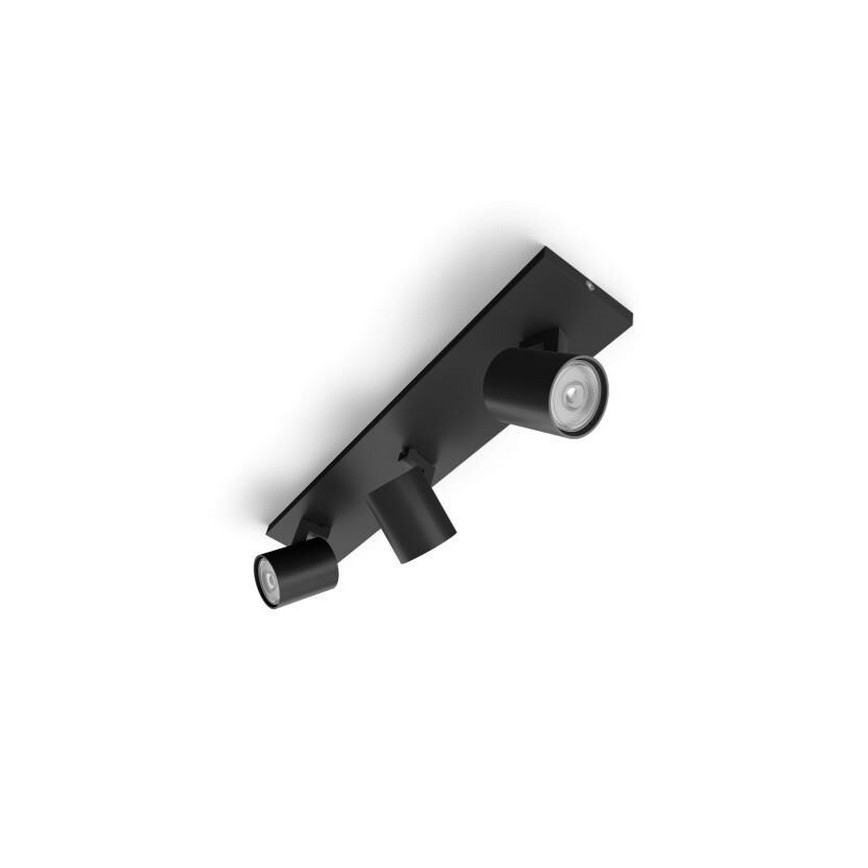 Philips - Reflektorska svjetiljka RUNNER 3xGU10/20W/230V crna