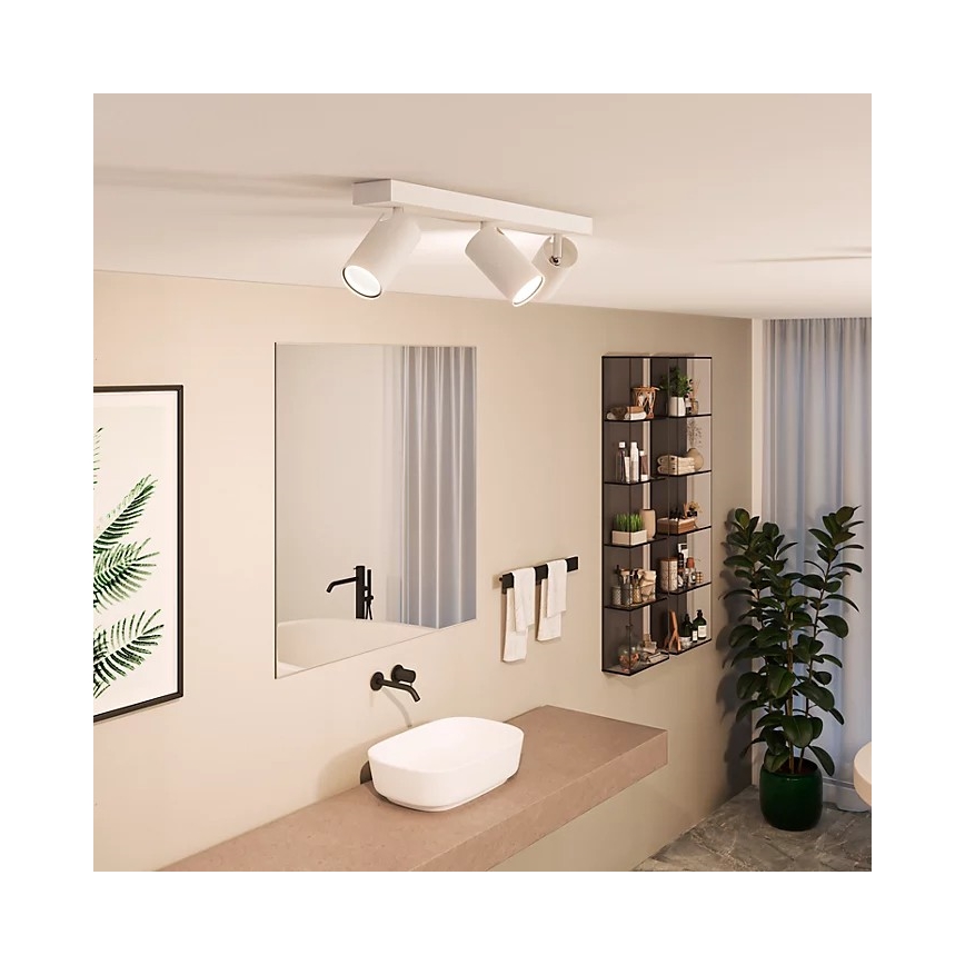 Philips - Reflektorska svjetiljka za kupaonicu IDRIS 3xGU10/5W/230V IP44 bijela