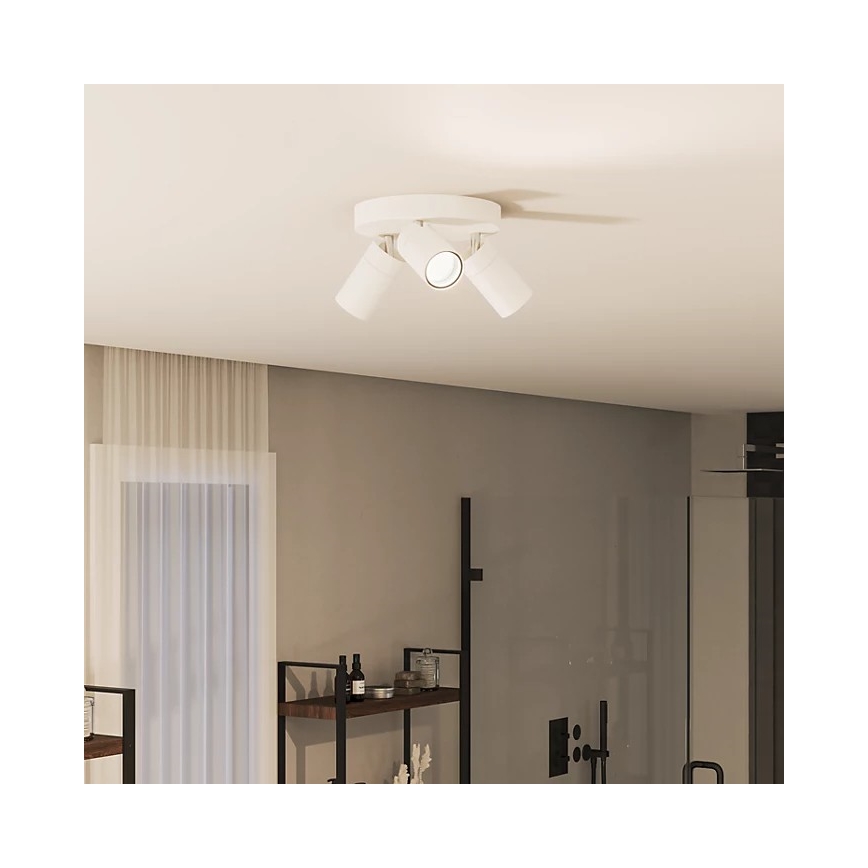 Philips - Reflektorska svjetiljka za kupaonicu IDRIS 3xGU10/5W/230V IP44 bijela