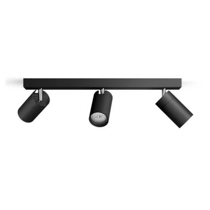Philips - Reflektorska svjetiljka za kupaonicu IDRIS 3xGU10/5W/230V IP44 crna