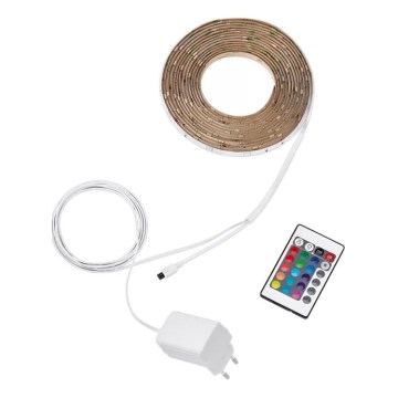 Philips - RGBW LED traka s prigušivanjem 5m LED/12W/230V + daljinski upravljač