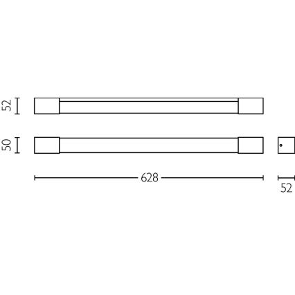 Philips - Kupaonska rasvjeta za ogledalo ROVER LED/10W/230V IP44 mesing