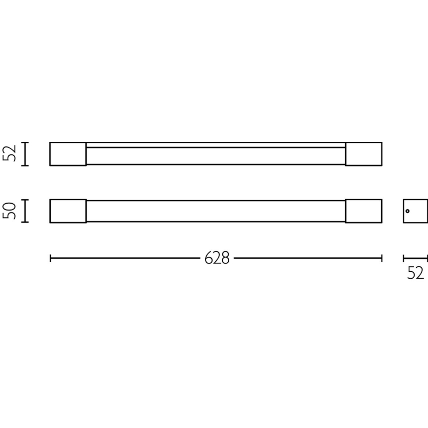Philips - Kupaonska rasvjeta za ogledalo ROVER LED/10W/230V IP44 mesing