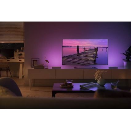 Philips - SADA 2x LED RGB Prigušiva stolna lampa Hue PLAY DUAL PACK White And Color Ambiance LED/6W/230V bijela