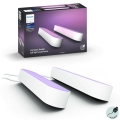 Philips - SADA 2x LED RGB Prigušiva stolna lampa Hue PLAY DUAL PACK White And Color Ambiance LED/6W/230V bijela