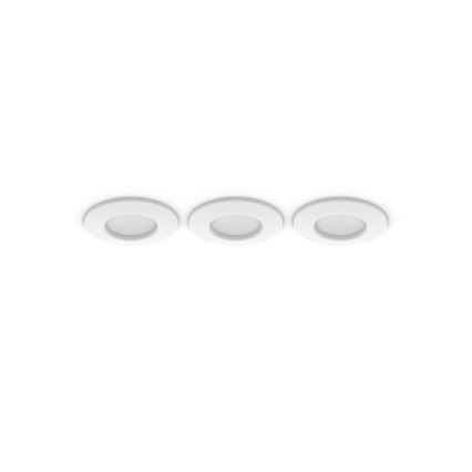 Philips - Komplet 3 kom. LED RGBW prigušivo ugradno stropno svjetlo za kupaonicu Hue SLIM LED/8,3W/230V 1000-20000K bijela P44
