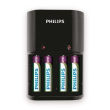 Philips SCB1450NB/12 - Punjač baterije MULTILIFE 4xAAA 800 mAh 230V