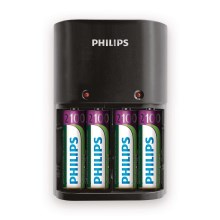 Philips SCB1490NB/12 - Punjač baterije MULTILIFE 4xAA 2100 mAh 230V
