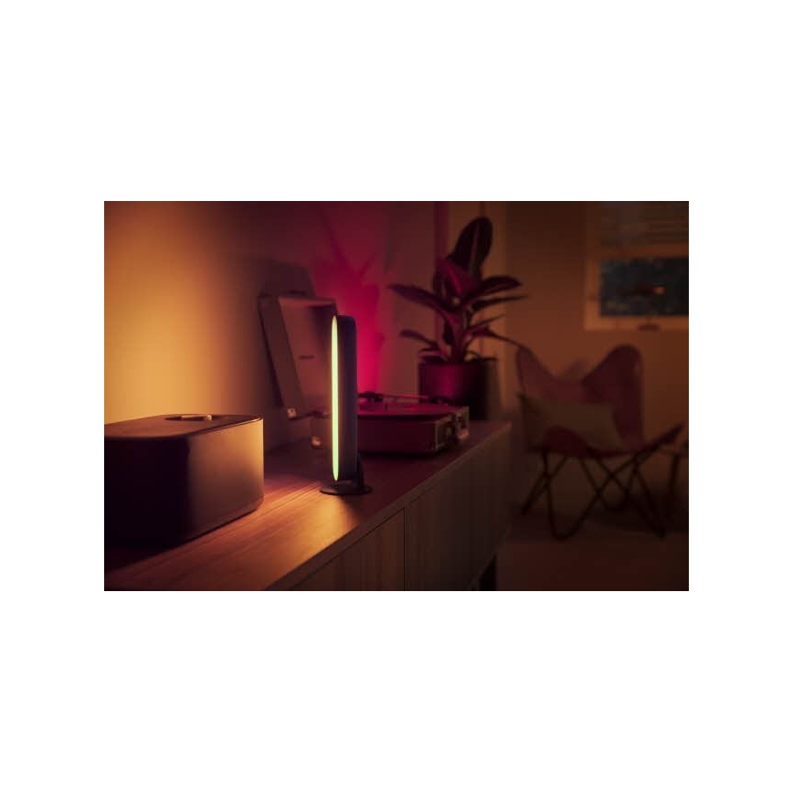 Philips - SET 2x LED RGB Stolna svjetiljka za prigušivanje HUE AMBIANCE LED/6W/230V