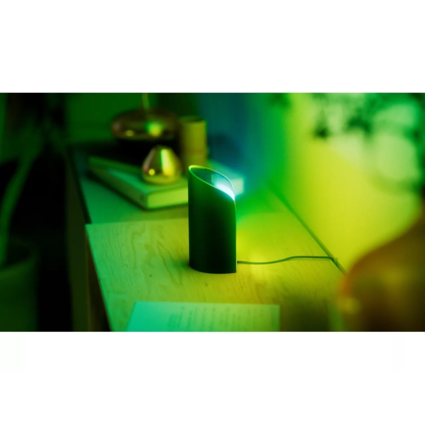 Philips - SET 2x LED RGBW s možností prigušivanja projekcijsko svjetlo Hue PLAY LED/20W/230V 2000–6500K crna