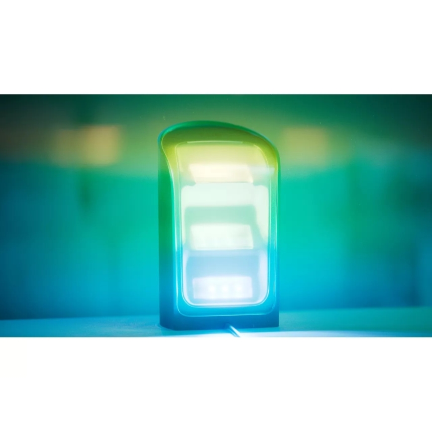 Philips - SET 2x LED RGBW s možností prigušivanja projekcijsko svjetlo Hue PLAY LED/20W/230V 2000–6500K crna