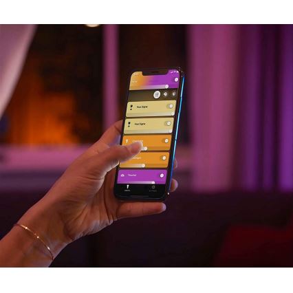 Philips - SET 2x LED RGBW s možností prigušivanja projekcijsko svjetlo Hue PLAY LED/20W/230V 2000–6500K crna