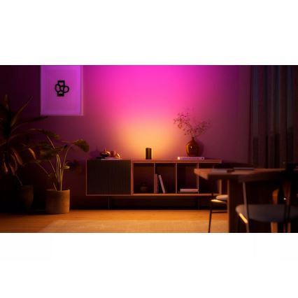 Philips - SET 2x LED RGBW s možností prigušivanja projekcijsko svjetlo Hue PLAY Wall Washer LED/20W/230V 2000–6500K crna