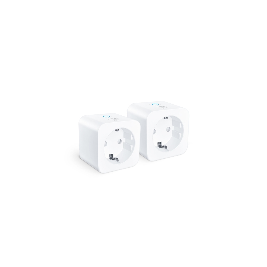 Philips - SET 2x pametne SCHUKO utičnice 2300W + Wi-Fi mjerač potrošnje energije