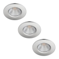 Philips - SET 3x LED Prigušiva svjetiljka za kupaonicu DIVE 1xLED/5,5W/230V IP65