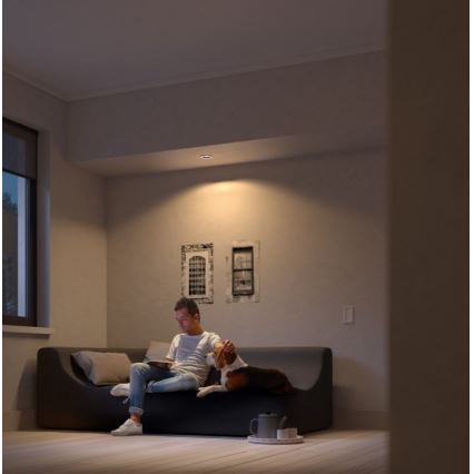 Philips - SET 3x LED Prigušiva ugradbena svjetiljka Hue MILLISKIN 1xGU10/5,7W/230V 2200-6500K