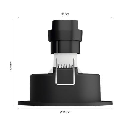 Philips - SET 3x LED Prigušiva ugradbena svjetiljka Hue MILLISKIN 1xGU10/5,7W/230V 2200-6500K