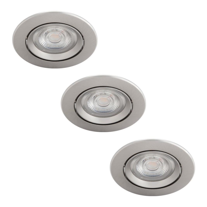 Philips - SET 3x LED Prigušiva ugradbena svjetiljka LED/5W/230V 2700K