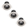 Philips - SET 3x LED Prigušiva ugradbena svjetiljka za kupaonicu ABROSA LED/9W/230V IP44