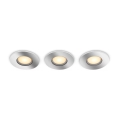 Philips - SET 3x LED prigušivača za kupaonske ugradbene svjetiljke Hue ADORE BATHROOM 1xGU10/4,2W/230V 2200-6500K IP44