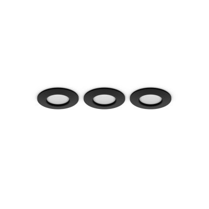 Philips - SET 3x LED RGBW Prigušiva ugradbena svjetiljka za kupaonicu Hue SLIM LED/8,3W/230V IP44 2000-6500K