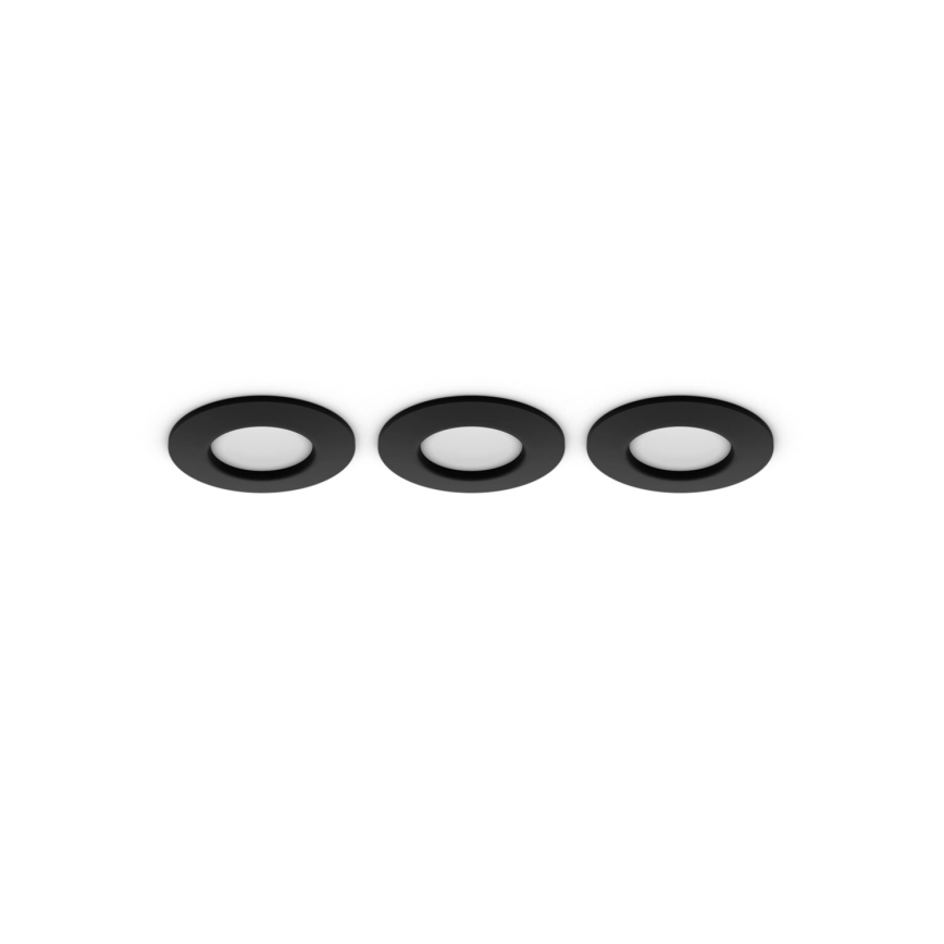 Philips - SET 3x LED RGBW Prigušiva ugradbena svjetiljka za kupaonicu Hue SLIM LED/8,3W/230V IP44 2000-6500K