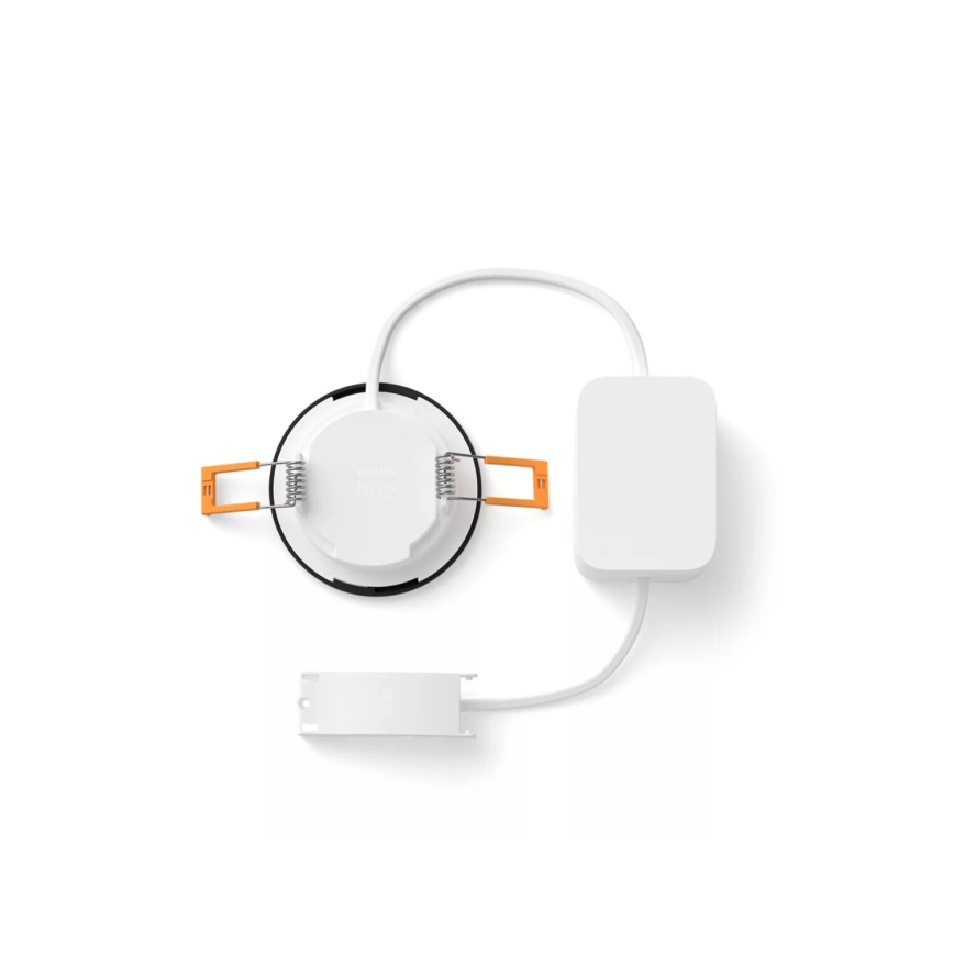 Philips - SET 3x LED RGBW Prigušiva ugradbena svjetiljka za kupaonicu Hue SLIM LED/8,3W/230V IP44 2000-6500K