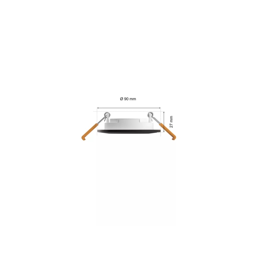Philips - SET 3x LED RGBW Prigušiva ugradbena svjetiljka za kupaonicu Hue SLIM LED/8,3W/230V IP44 2000-6500K