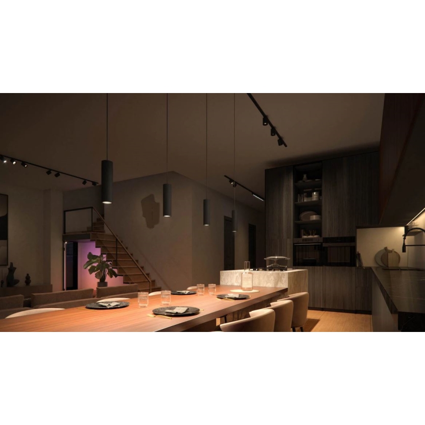 Philips - SET 3x LED RGBW Prigušivi luster na sajli za tračni sustav Hue PERIFO LED/15,6W/230V 2000-6500K