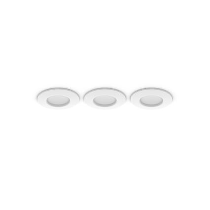 Philips - SET 3x LED RGBW Dimmabilno kupaonsko ugradbeno svjetlo Hue SLIM LED/8,3W/230V IP44 2000-6500K